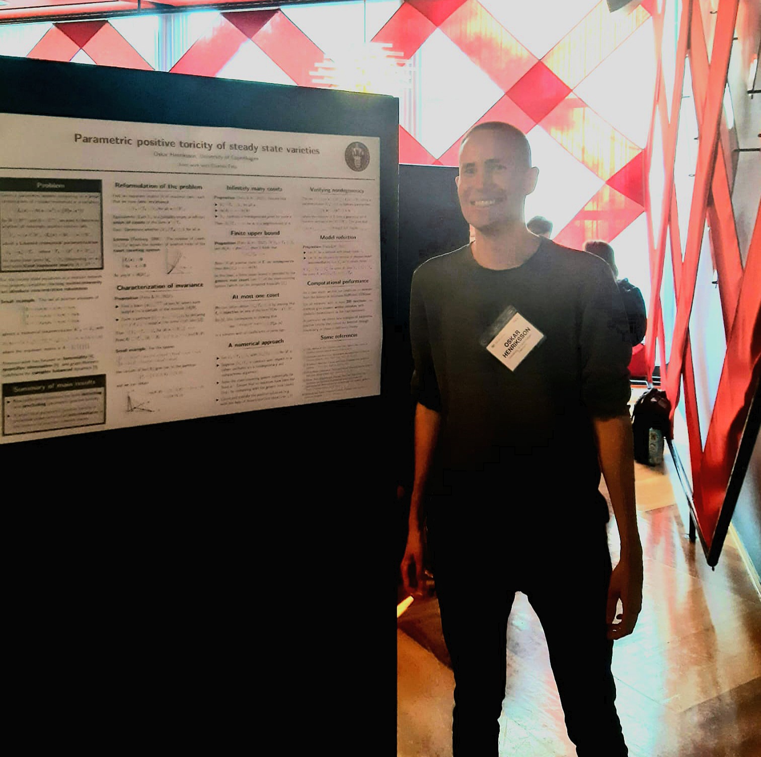Photo from the poster presentation at AG23