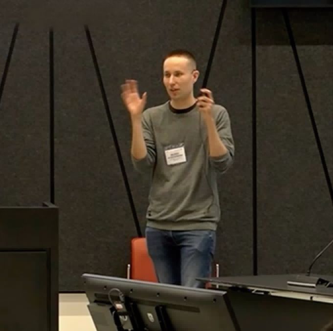 Photo from talk at AG23