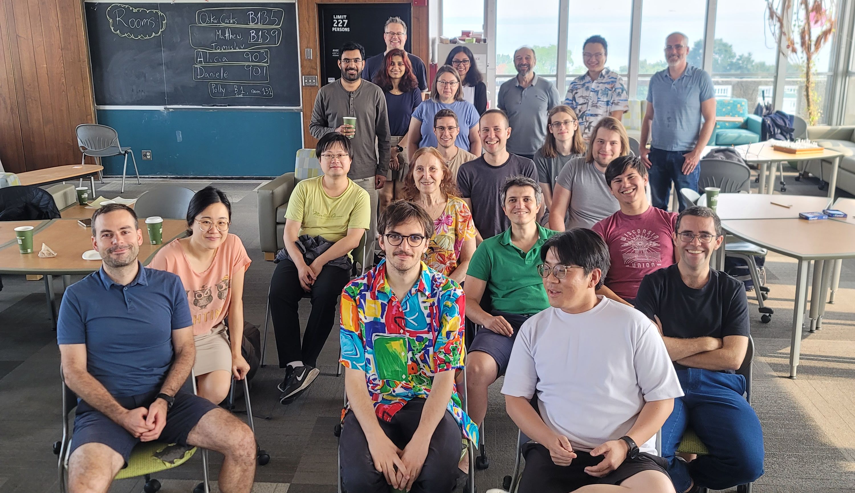 Group photo from the MadNetIV workshop in Madison